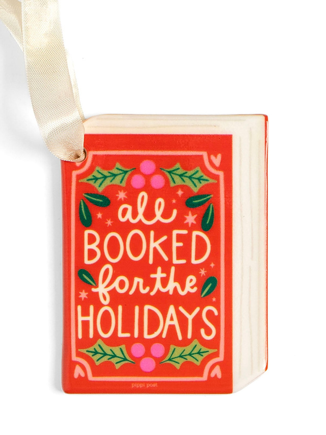 All Booked for the Holidays Christmas Book Ornament, 3 of 4