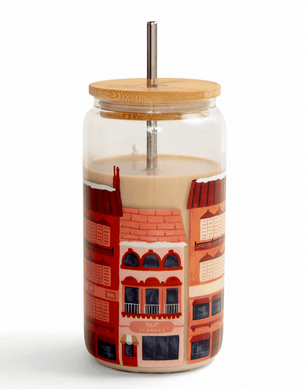 City Sidewalks 16oz Glass Can, 5 of 5