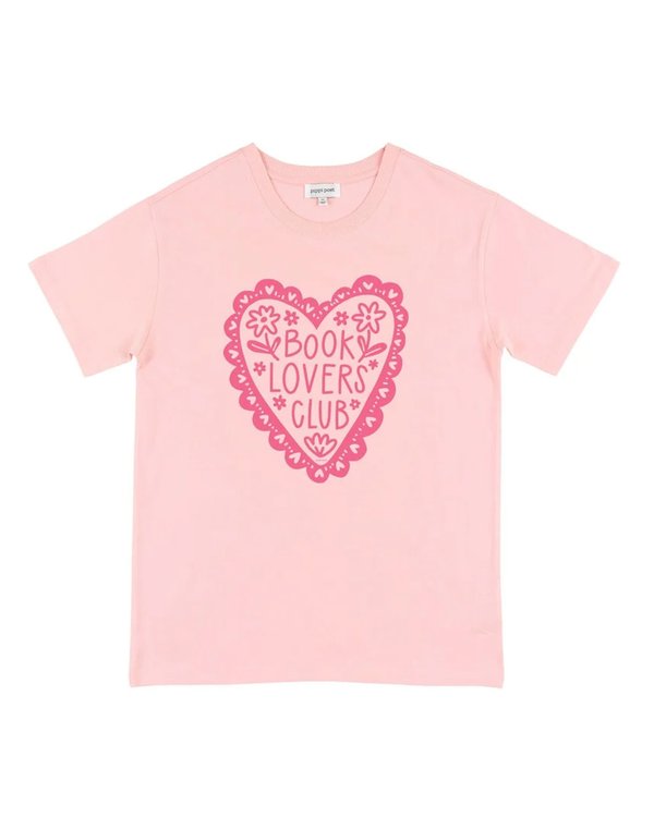 Book Lovers Club Tee - Blossom, 3 of 3