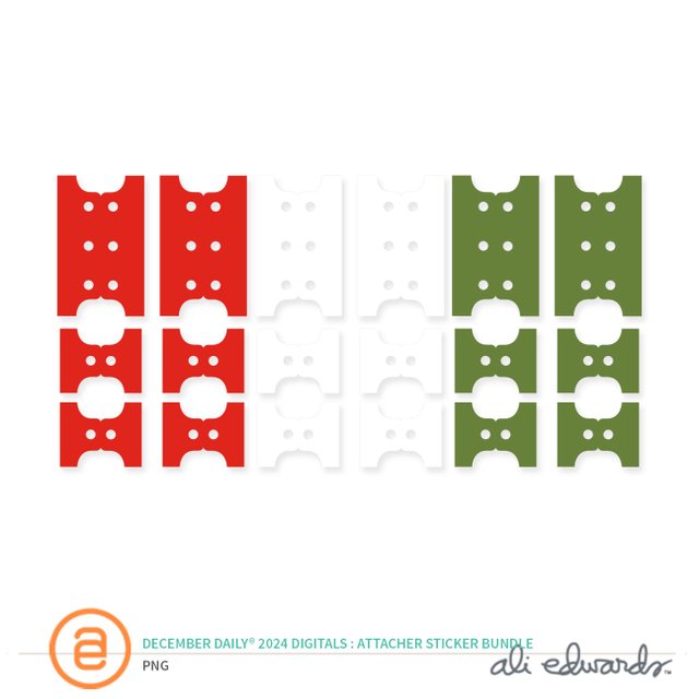 December Daily® 2024 Digital Attacher Sticker Bundle, 1 of 1
