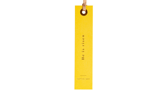 He Is Risen Scripture Bookmark, 1 of 3