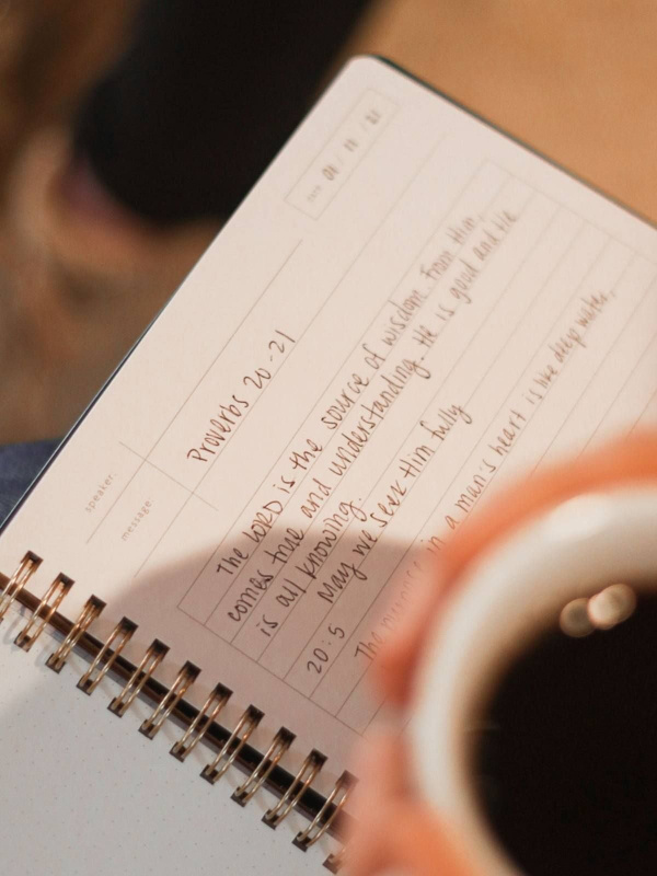 Blush Pink Bible Study Spiral Notebook, 10 of 11
