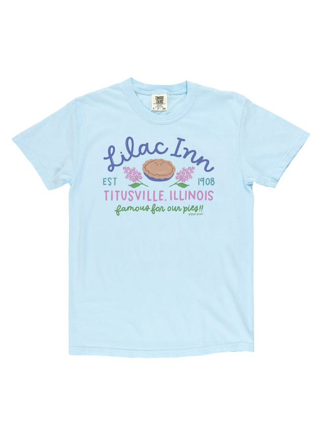 Lilac Inn Mystery Reader Tee - Chambray, 3 of 3