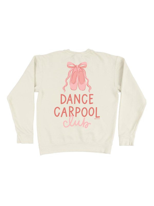 Dance Carpool Club Ballet Sweatshirt - Ivory, 4 of 4