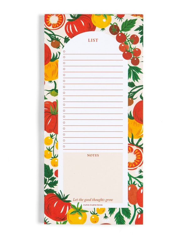 Tomato Vine Market List Notepad, 2 of 3