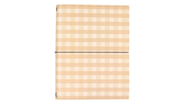 Gingham Pleather Folio, 1 of 4