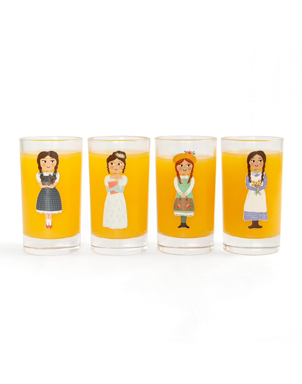 Favorite Books Mini Juice Glass Set, 1 of 1