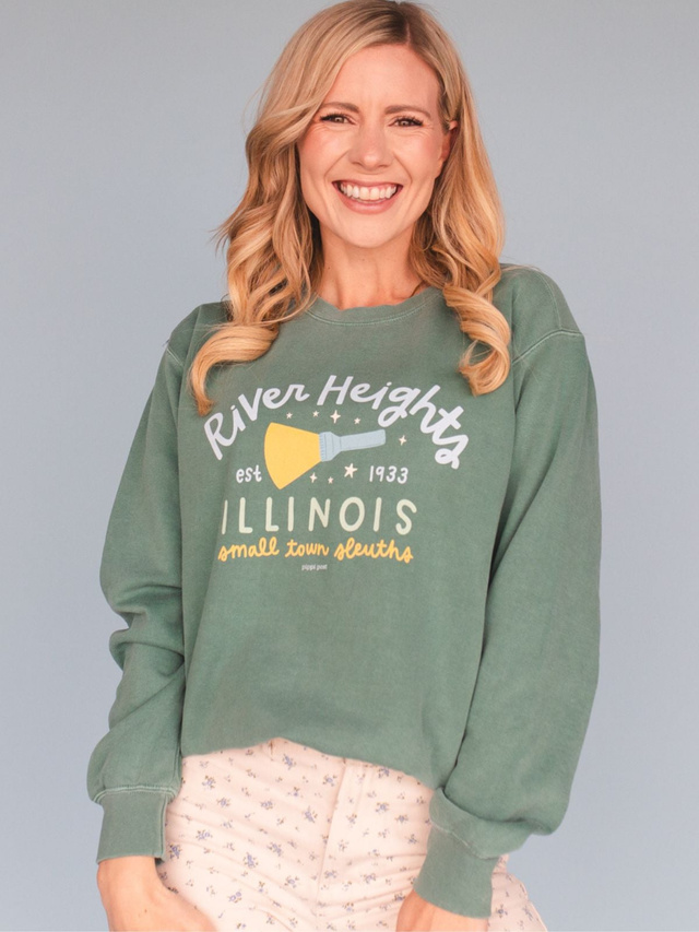 River Heights Small Town Slueths Sweatshirt - Light Green, 1 of 4