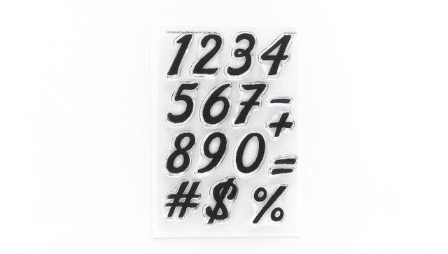 Numbers Are Awesome #17 4×6 Stamp Set, 1 of 2