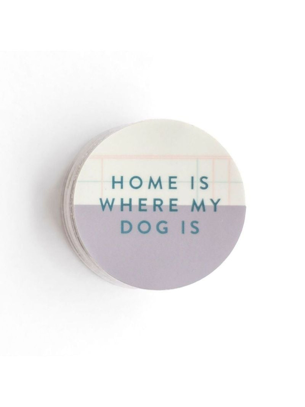 Home Is Where My Dog Is Decal Sticker, 1 of 2
