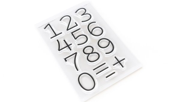 Numbers Are Awesome #19 4×6 Stamp Set, 2 of 2