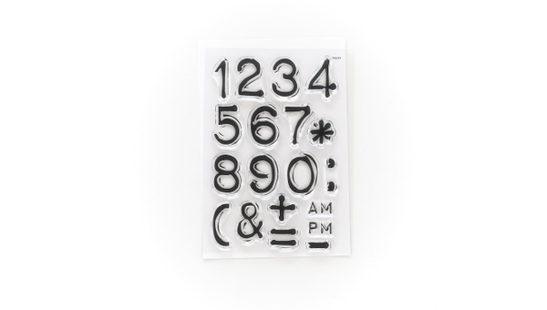 Numbers Are Awesome #8 4×6 Stamp Set, 1 of 2