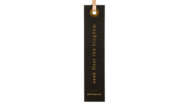 Bookmark - Seek First The Kingdom, 1 of 2
