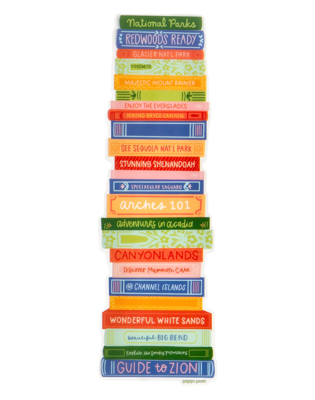 National Parks Book Stack Transparent Bookmark, 6 of 6