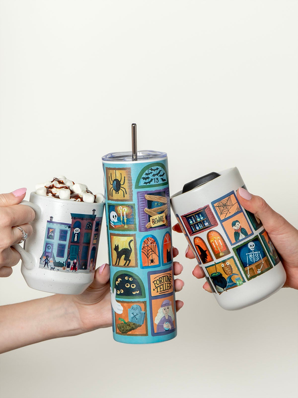 Spooky City Halloween 14oz Ceramic Coffee Mug, 4 of 5