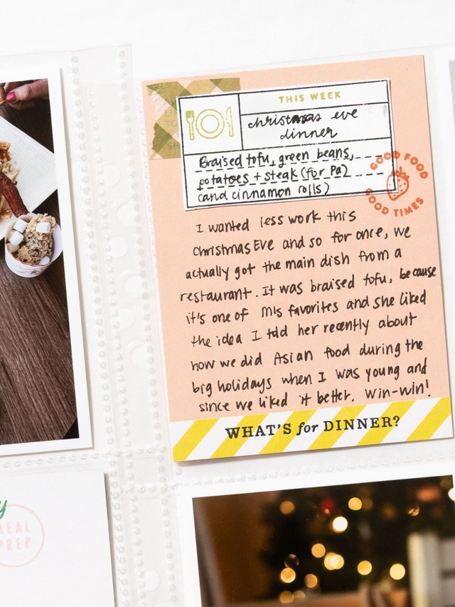 Stamp Set : 4×6 Meal Planner by Goldenwood Co, 6 of 6