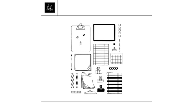 Digital Clipboards and Charts 6×8 Stamp Set, 1 of 1