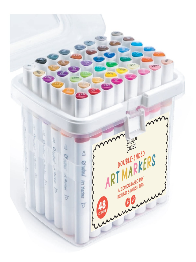Dual Tip Art Markers Set by Pippi Post, 5 of 5