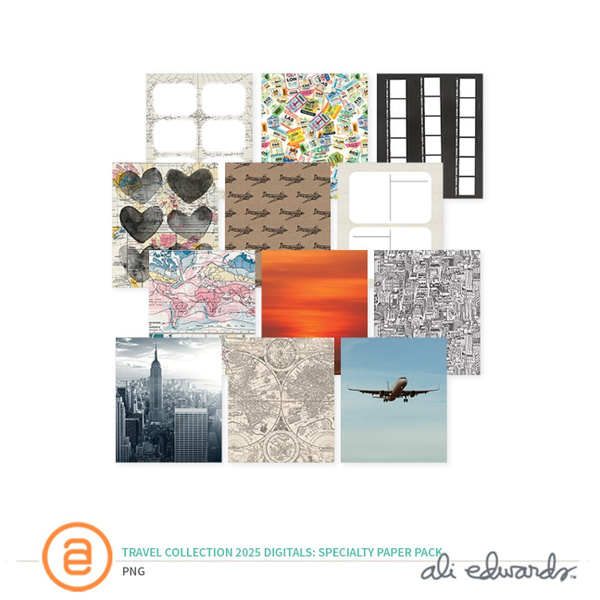 Travel Collection 2025 7×8.25 Digital Specialty Paper Pack, 1 of 1