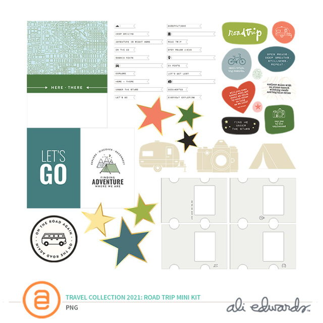 Travel Collection 2021 Digital Road Trip Mini Kit, 1 of 1