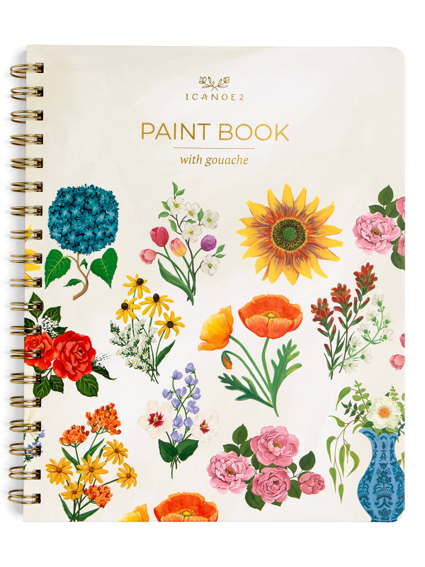 Florals Learn-To-Paint Gouache Paint Book, 5 of 7
