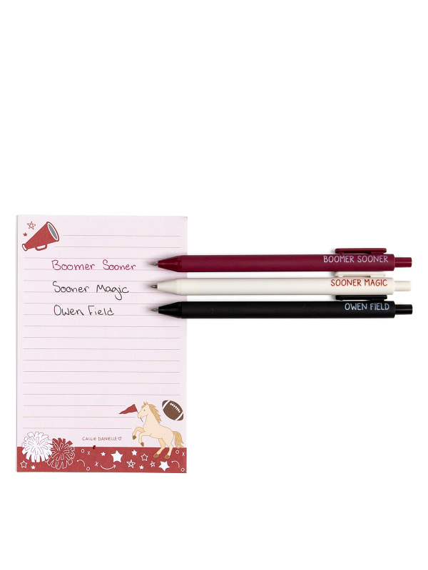 Norman Football Game Day Pen Set, 3 of 4