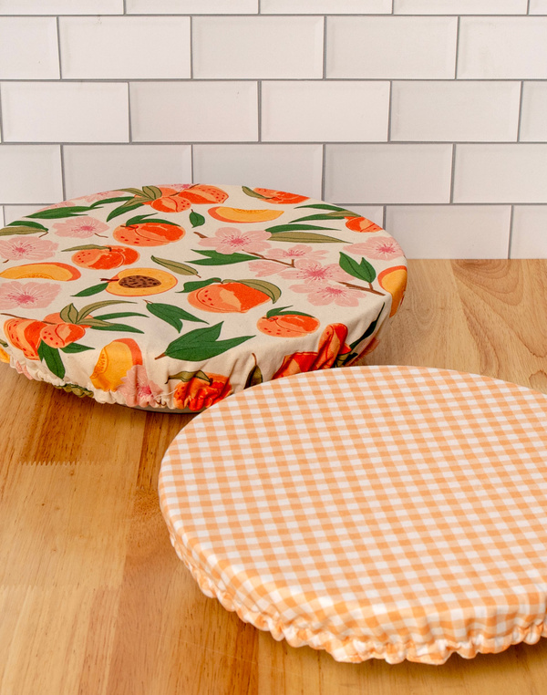 Peach Blossom Bowl Cover Set, 1 of 3