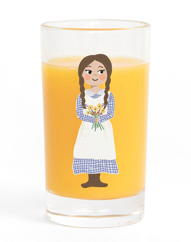 Little House on the Prairie Laura Ingalls Mini Juice Glass, 2 of 2