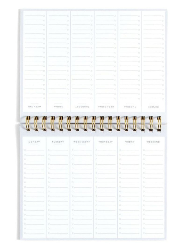 Undated Spiral Weekly Planner, 3 of 4