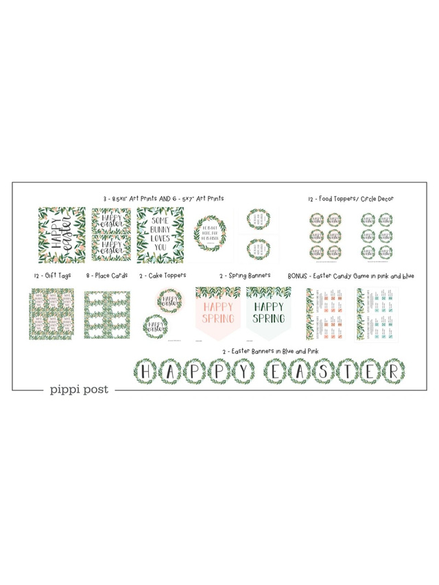 Easter Digital Printable Bundle	, 2 of 2