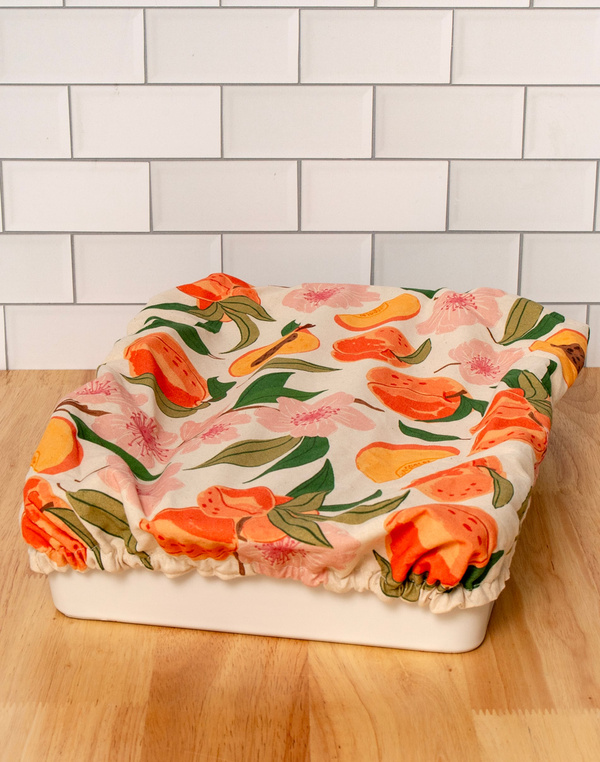 Peach Blossom Dish Cover, 1 of 3