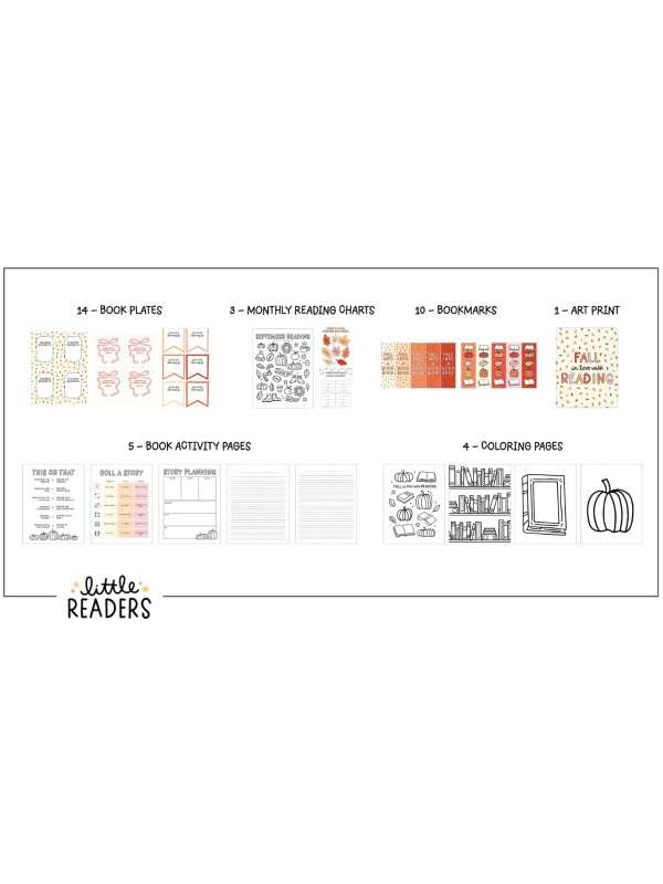 Fall Into A Good Book Little Readers Digital Bundle , 2 of 2