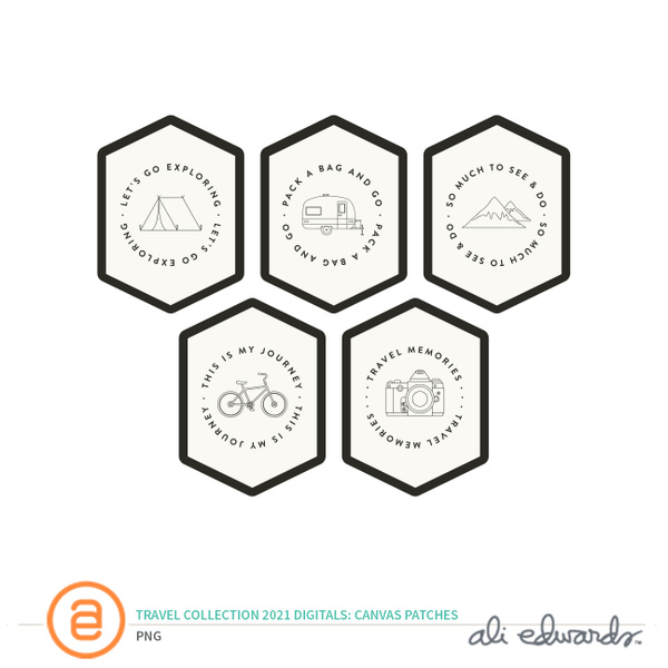 Travel Collection 2021 Digital Canvas Patches, 1 of 1