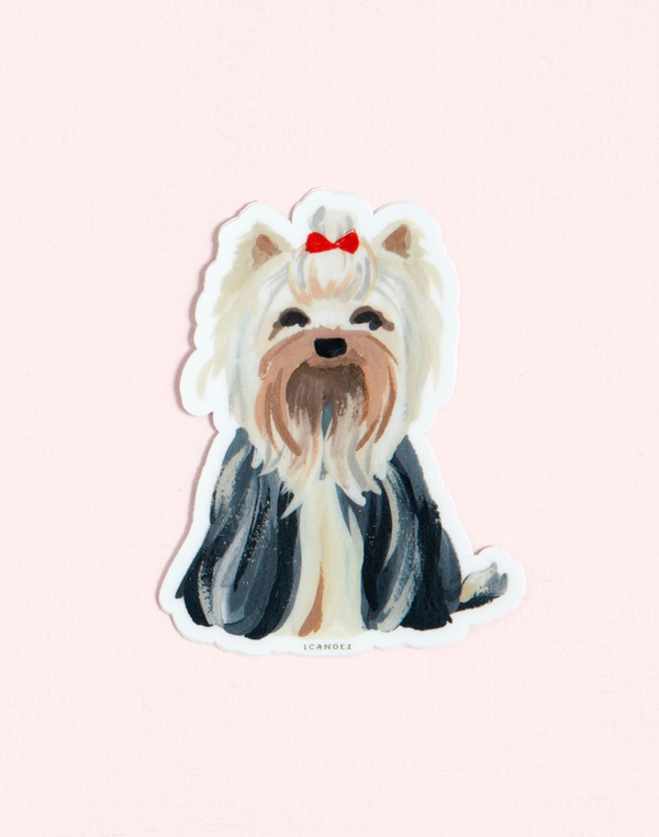 Yorkshire Terrier Decal Sticker, 1 of 2