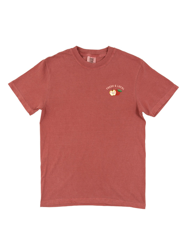 Apple Tree Farmers Market Tee - Crimson, 4 of 5