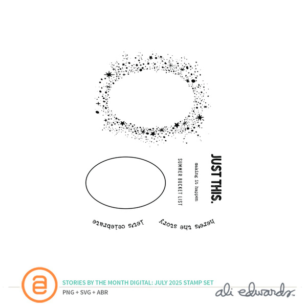 July 2025 3×4 Digital Stamp Set, 1 of 1