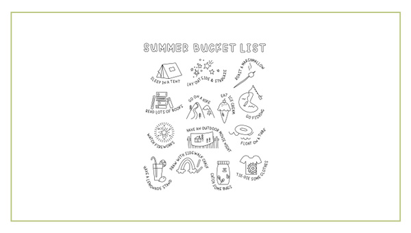 Summer Bucket List Printable Poster, 7 of 7