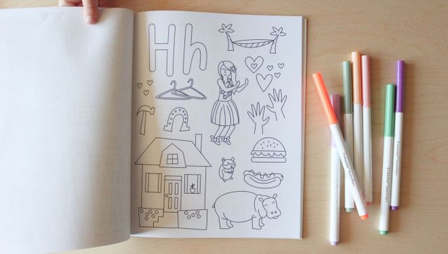 Alphabet Coloring Book, 4 of 6