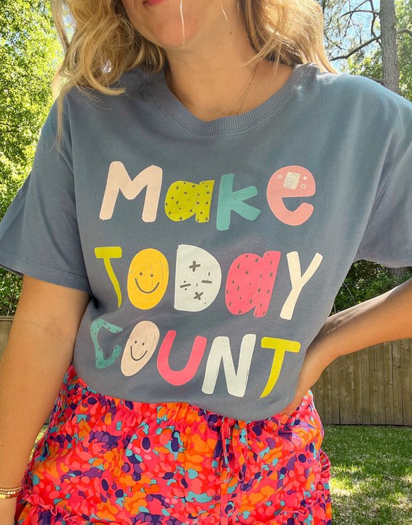 Make Today Count - Callie Tee - Infinity Blue, 2 of 4