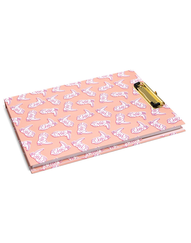 Western Cowgirl Boots Clipfolio with Lined Notepad, 5 of 7