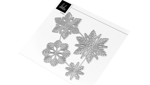 Candy Cane Lane Metal Die Set - Snowflakes, 2 of 2