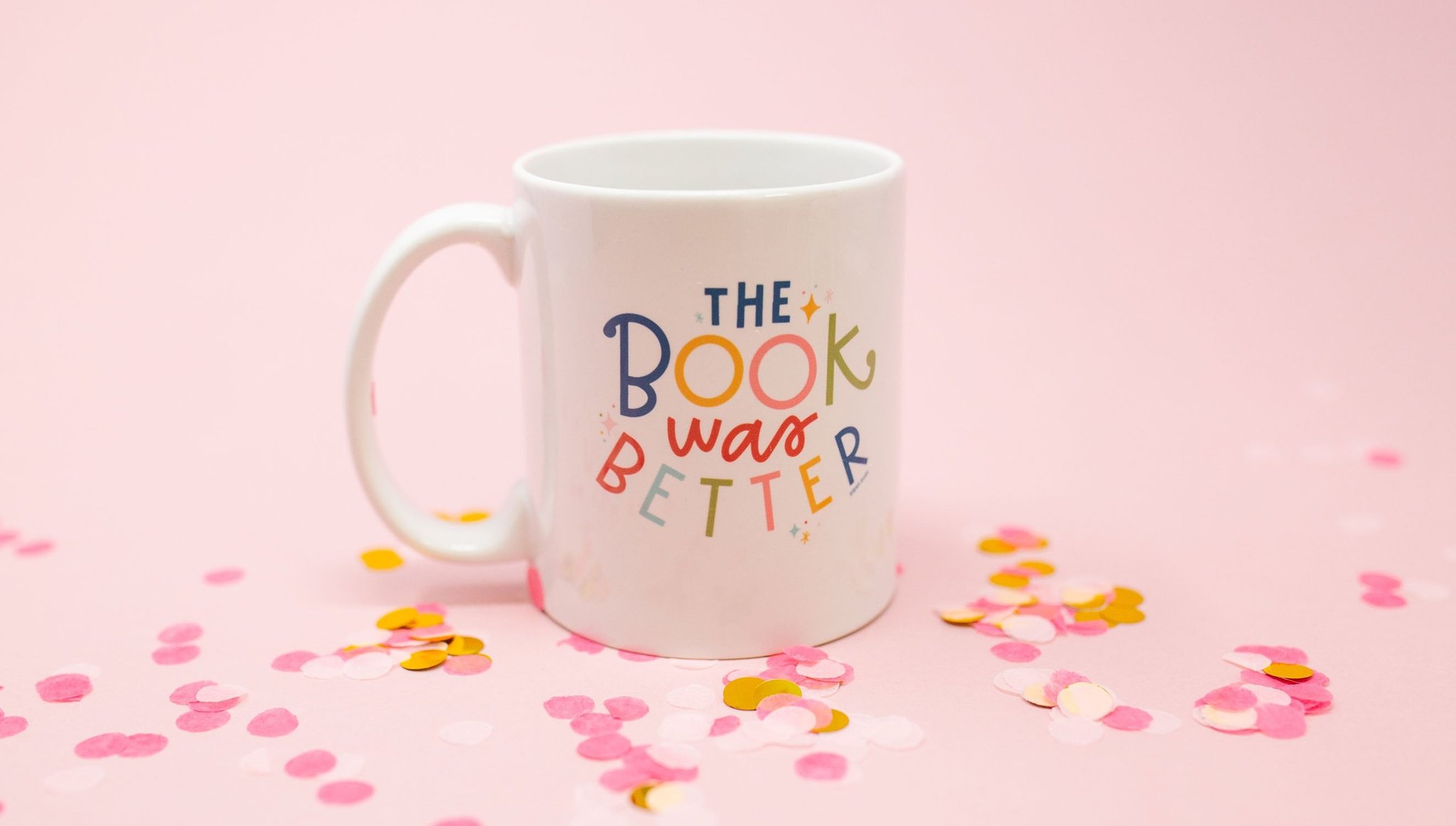 The Book Was Better Medium Ceramic Mug - Pippi Post, image size:2048x1162