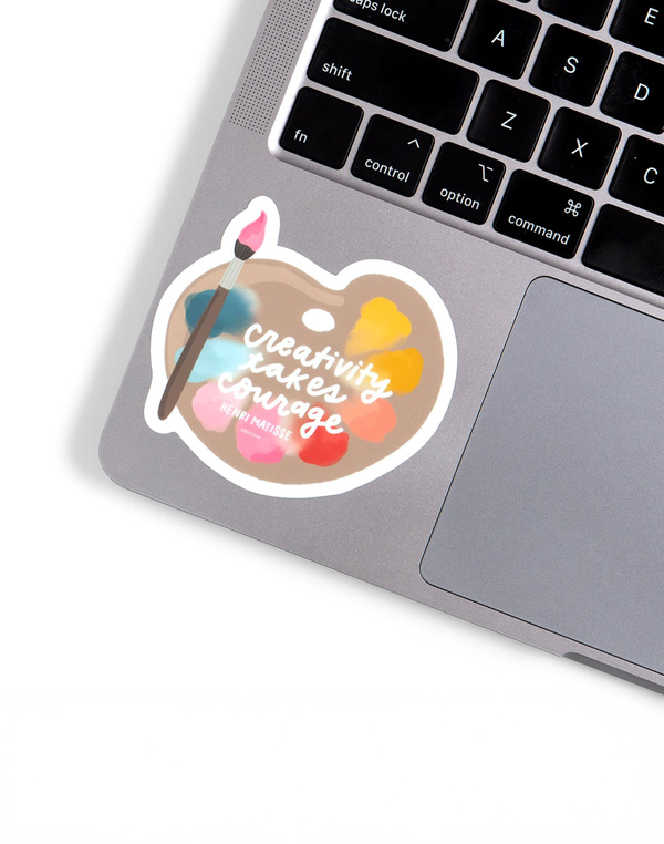 Creativity Takes Courage Decal Sticker, 3 of 3