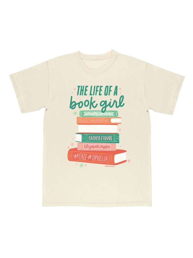 Life of a Book Girl Tee - Ivory, 4 of 4