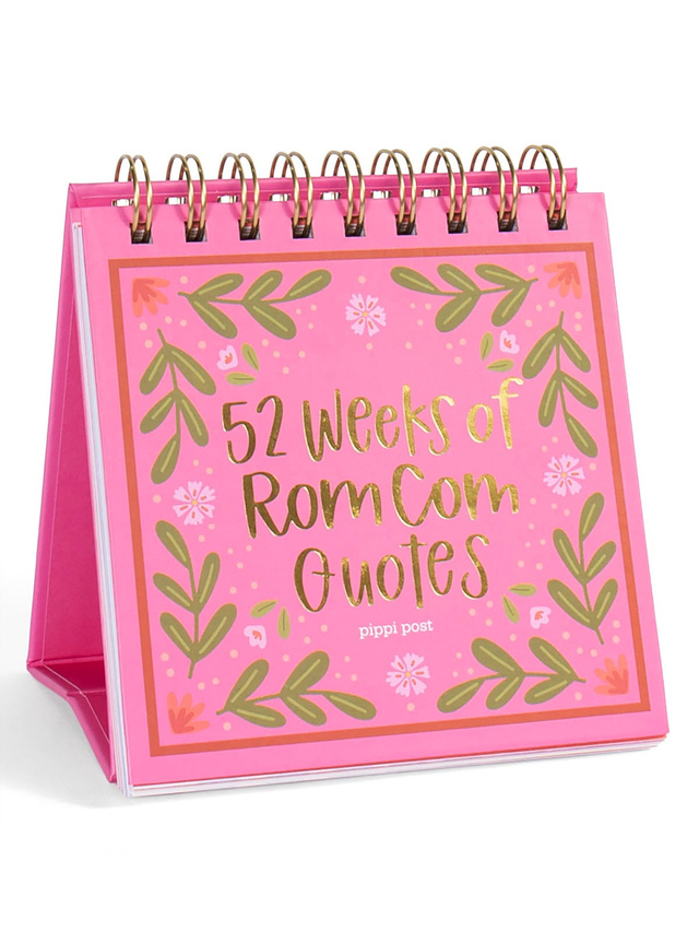 52 Weeks of Rom Com Quotes Desk Flip Calendar, 5 of 7