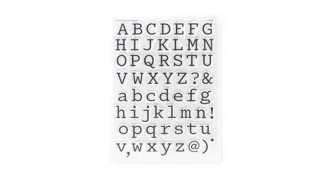 Alphas Are Awesome #40 6×8 Stamp Set, 1 of 2