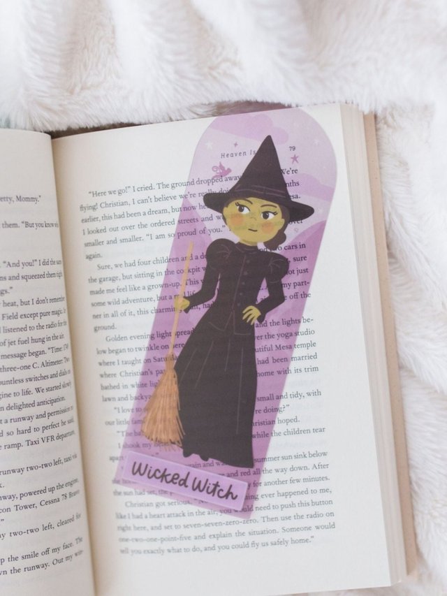 Wicked Witch Transparent Bookmark, 1 of 2