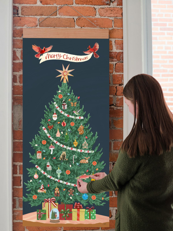 Christmas Countdown XXL Advent Calendar - Tree & Ornaments, 1 of 4