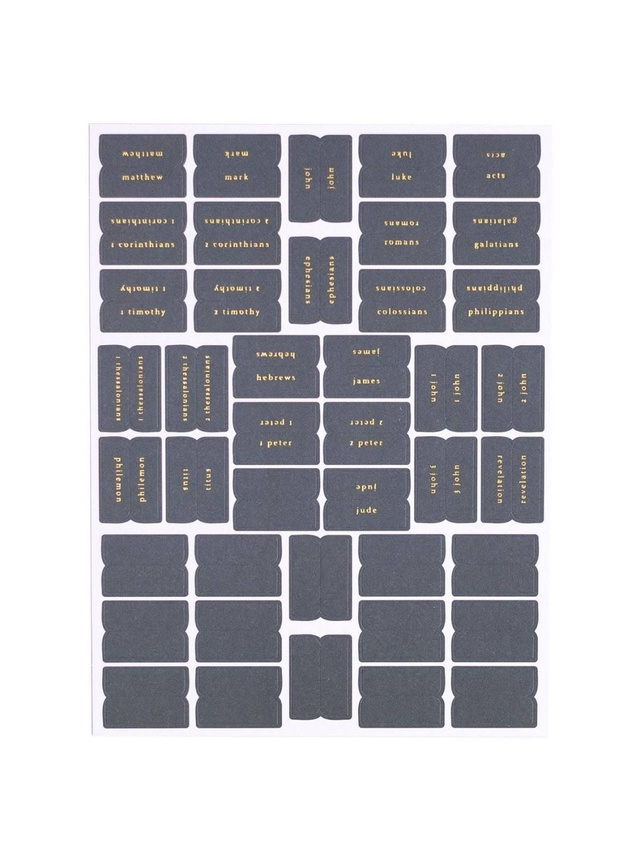 Navy & Grey Bible Tabs, 2 of 10