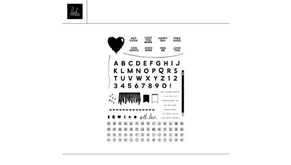 Digital Love You More 6×8 Stamp Set, 1 of 1